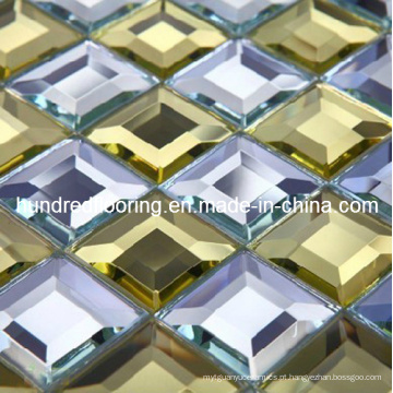 Telha de mosaico de vidro espelho de diamante (HD032)